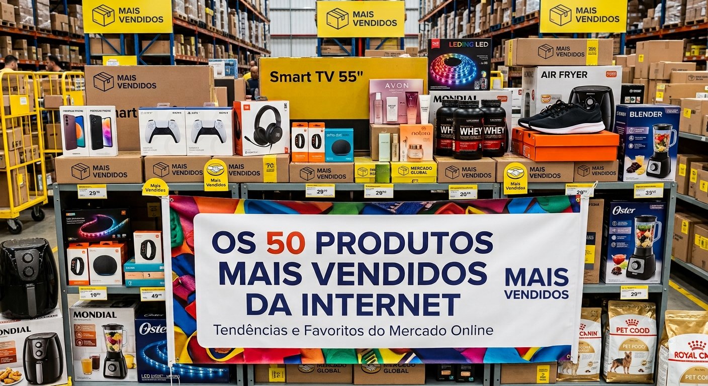 50 Produtos Mais Vendidos no Mercado Livre